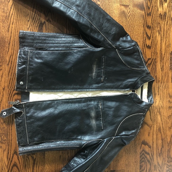100% genuine black leather jacket - Picture 6 of 6